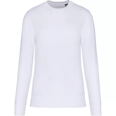 Kariban Ecologische kindersweater met ronde hals K4026 - White - 4/6 Y (4/6 ans)