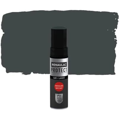 Renaulac Lakcorrectiepen Protect - Verkeersgrijs B Ral 7043 - Hoogglans - 12ml