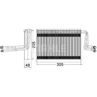 Verdamper, airconditioning MAHLE AE 113 000S