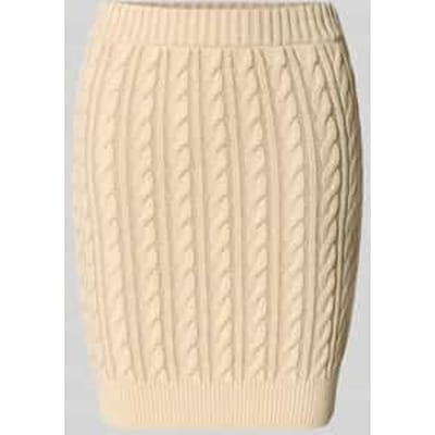 Knielange rok met ribboorden, model 'GISELLE'