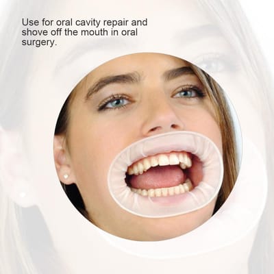 Lot de 10 ouvre-bouche jetables en caoutchouc pour digue dentaire, écarteur de joues, outils de dentiste