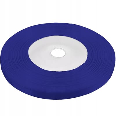 Satijnen Lint Donkerblauw 6mm - 32m