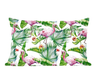 Sierkussens - Kussentjes Woonkamer - 60x40 cm - Bladeren - Flamingo - Bloemen - Jungle