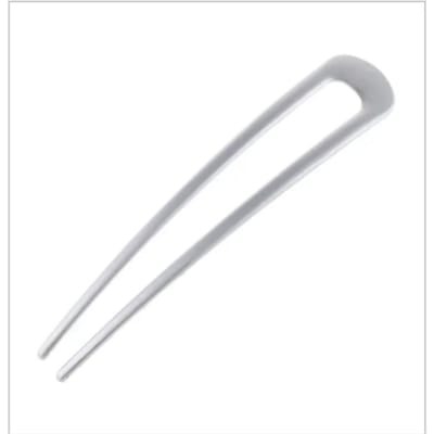 Épingle à cheveux en forme de U Élégante coiffure pour femme Pince à cheveux en métal Beaux accessoires pour cheveux pour filles Outil de conception de coiffure argenté