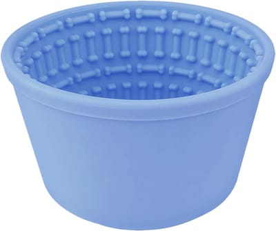 Slow Feeder Dog Bowls, Anti-Slip Hondenkom, Interactieve Hondenvoer, Anti Gulping Bowl, Slow Feeder Dog Bowl Kattenkom voor Kleine Middelgrote Breed Anti Gulping Gezond Eten Bloat Stop Voedingskom