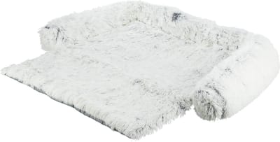 Trixie - Sofa - Hondenbed Harvey - Meubelbeschermer - Hoekig - Wit/Zwart - 90X90 cm