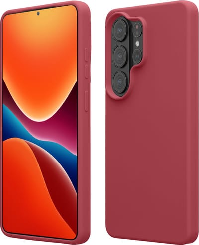 kwmobile telefoonhoesje geschikt voor Samsung Galaxy S26 Ultra - Hoesje met siliconen coating - Smartphone case in donkerroze