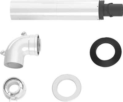 Bosch Afvoeraccessoire FC-Set60-C13x Basispakket horizontaal d:60/100 mm, 7738112496