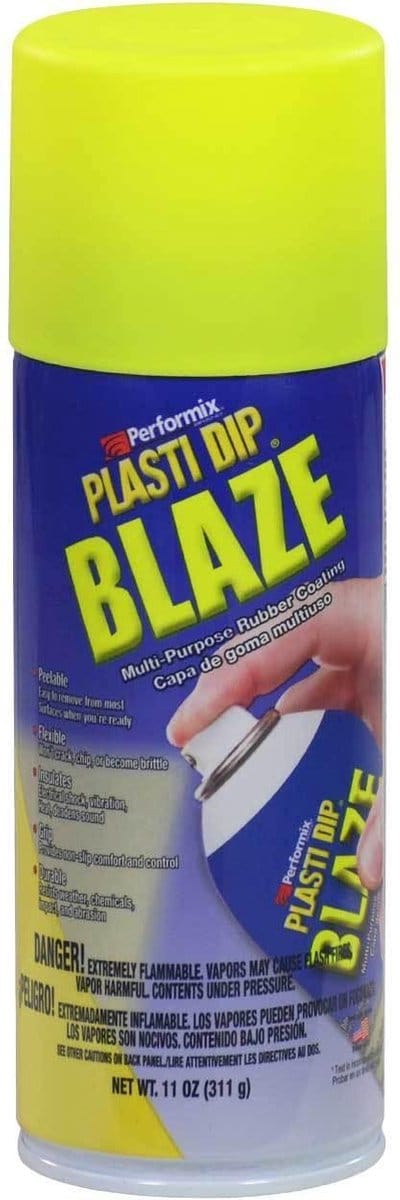 Plasti Dip® Blaze Geel - Spuitbare Rubbercoating – Afneembare Spray – Krasbestendig & Waterafstotend – Voor Auto, Motor, DIY & Meer – 325 ml
