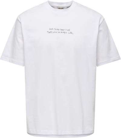 ONLY&SONS - ONSAARON LIFE RLX SS TEE - Heren - T-shirts