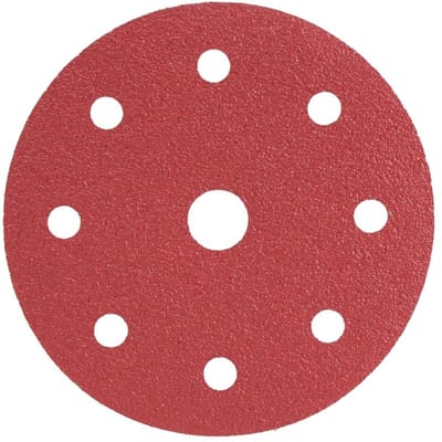Radix - Schuurschijf - Pro - Klittenband 125 mm - P60 – 9 stofgaten (50 stuks)