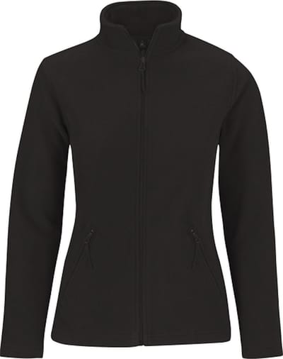 Fleecevest 'ID.501 Micro Fleece Full Zip' Dames Maat 3XL Zwart
