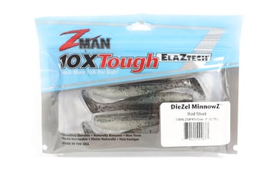 Zman zacht kunstaas Diezel MinnowZ 4 Inch 5/Pack Bad Shad (2673)