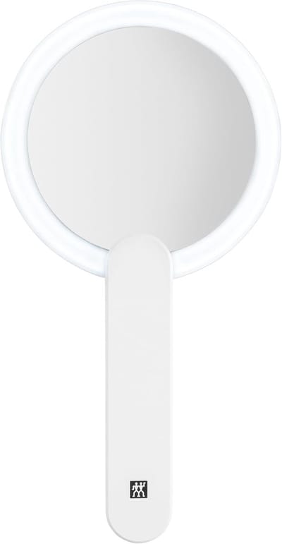Cosmetische Spiegel - Make-up Spiegel - Gedetailleerde Make-up - 10x Vergroting Oplaadbaar - 11.4 x 10.8 cm - Wit