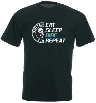 Switch Ride T-shirt Met Korte Mouwen Zwart M Man