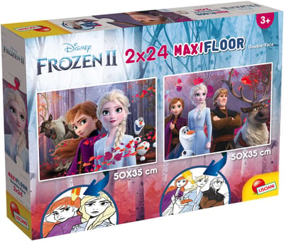 Lisciani disney puzzle maxifloor 2 x 24 frozen