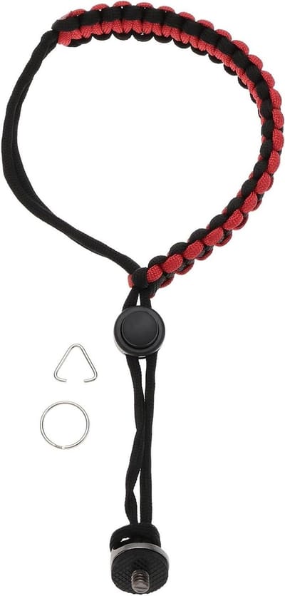 Allecto Plus - Camera Polsband met Schroef en Hand Strap voor Insta 360 X3 en Selfie Sticks - Verstelbaar - Compatibel met Actie Camera's