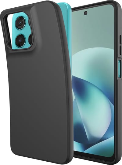 Just in Case hoesje geschikt voor Motorola Moto G57 / G57 Power / G67 Power Hoesje Siliconen - Flexibele Case - Zwart