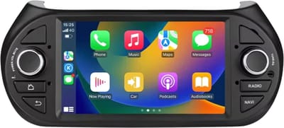 Autoradio met bluetooth - Carplay - Voor Fiat Fiorino / Citroen Nemo / Peugeot Bipper - Geschikt voor Apple en Android - Stereo - Navigatie - Navigatiesysteem auto - 2GB 32GB