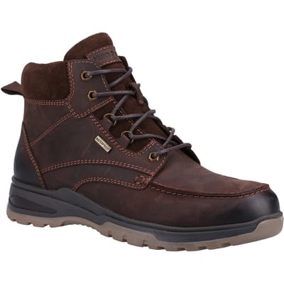 Hush Puppies Palmer Leder Heren Bruin Laarzen