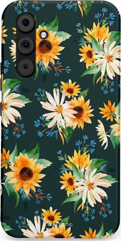 Casetastic Hoesje Geschikt voor Samsung A54 (5G) - Stijlvolle Beschermende Duo-layer Case - Zonnebosjes