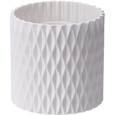 Porte-gobelet rotatif pour pinceaux de maquillage, boîte de rangement, organisateur multifonctionnel de bureau, crayon à sourcils, support organisateur de pinceaux de maquillage blanc