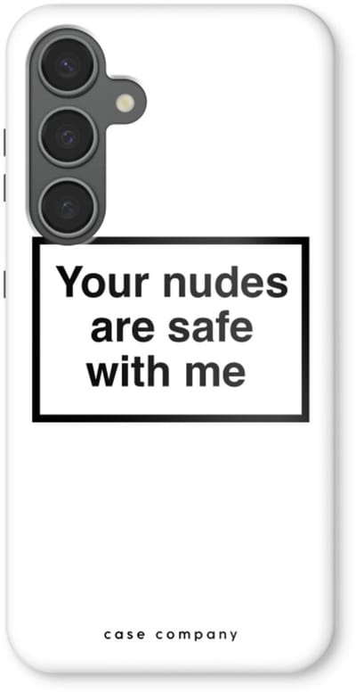 Case Company® - Hoesje geschikt voor Samsung Galaxy S24 Plus hoesje - Safe with me - Tough Case - Maximale Bescherming alle Kanten en Schermrand