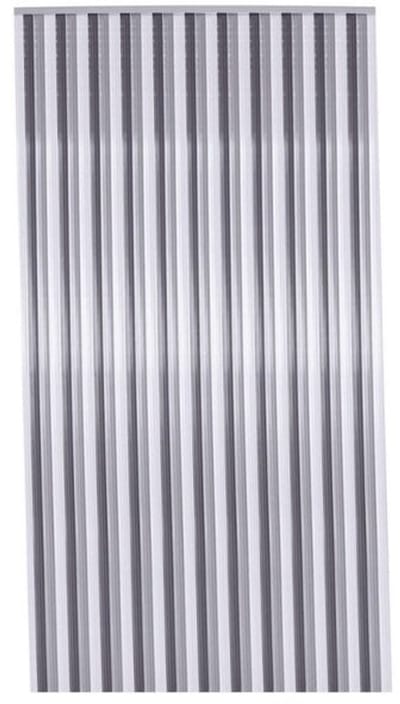 2LIF Aruba Zwart Wit Grijs Vliegengordijn deur - 90 x 200 cm