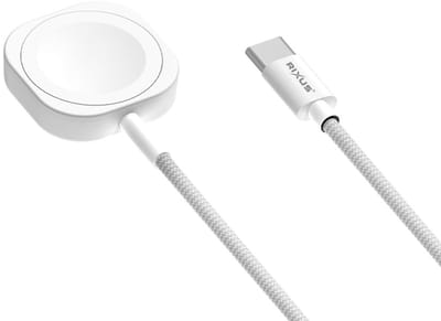 Rixus Magnetic Watch Fast Charging Cable 100CM White