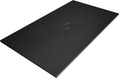 Mexen Hugo rechthoekige douchebak SMC 150 x 100 , zwart, zwarte afdekking - 42701015-B