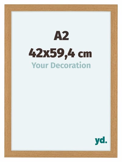 Your Decoration - Fotolijst A2 42x59,4 cm - MDF - Beuken - Como
