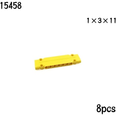 Monteert Deeltjes Paneel 1x5x11 1X3X11 Mechanische Bouwsteen Paneel Auto Techniek Onderdelen 64782 15458 Blokken Speelgoed Ideaal Voor Kinderen yellow