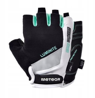 Meteor Gel GX37 - Fietshandschoenen - Maat M, wit/mint