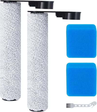 5 stuks accessoireset - inclusief 2 borstelrollen , 2 filters en 1 reinigingsborstel - Voor Eureka JONR ED12 stofzuiger - Voor Eureka NEW430 natte droogzuiger