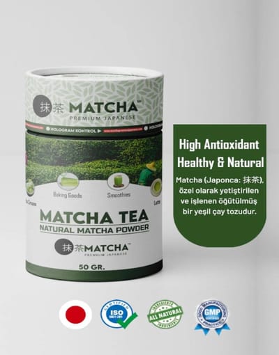 Premium Matcha Poeder 50g – Japanse Groene Thee – 100% Puur Matcha – Fijn Gemalen – Voor Thee, Latte & Recepten