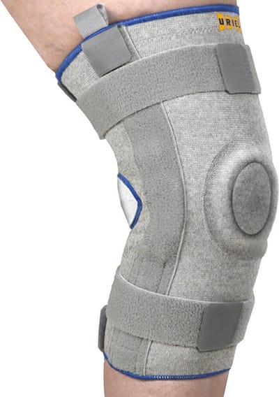Uriel - Kniebrace - Kniebandage - Siliconen knieschijf ondersteuning - Unisex - Maat XS