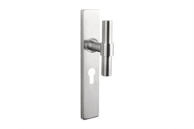Lavuzo deurkruk Pesaro RVS met rechthoekig schild PC55 | Per set