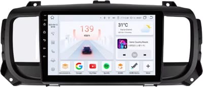 Autoradio met bluetooth - Carplay - Voor Peugeot Expert 3, Citroën Jumpy 3, SpaceTourer (2016-2021) - Geschikt voor Apple en Android - Stereo - Navigatie - Navigatiesysteem auto - 8GB 128GB