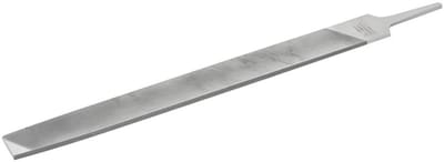 Bahco Freesvijl Met Twee Afgeronde Randen Grove Snede Zonder Handvat 300 Mm Zilver