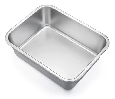 JHUBERS- Bakvorm Klein - Rechthoekig - Roestvrij Staal - Vaatwasmachinebestendig - Duurzaam - Perfect voor Lasagne/Brownie - 27 x 21 x 8 cm - Ovenschaal