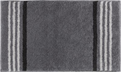 Casilin Badmat Antislip 60x100cm Lima - Waterabsorberende Badkamermat - Wasbaar en Sneldrogend - Voor Douche en Bad - Hoogpolig - Acryl - Rechthoek - Grijs