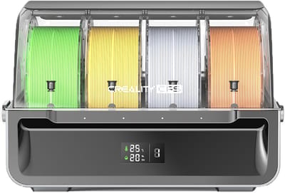 Creality CFS Filament Systeem - Automatisch Multikleur Filament Systeem voor Hi en K2 Plus 3D-printers - Creality 3D-printer Filament Droogbox - Automatische Vochtopslag voor Filamenten