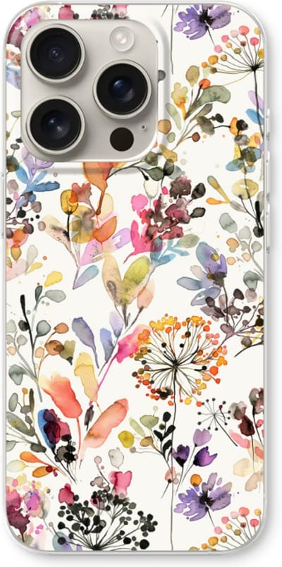 Case Company® - Hoesje geschikt voor iPhone 16 Pro hoesje - Wilde grassen - Soft Cover Telefoonhoesje - Bescherming aan alle Kanten en Schermrand