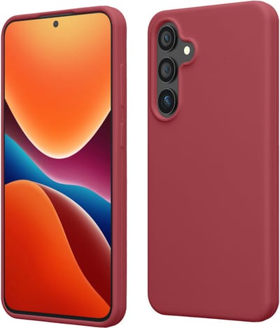 kwmobile telefoonhoesje geschikt voor Samsung Galaxy S24 Plus - Hoesje met siliconen coating - Smartphone case in donkerroze