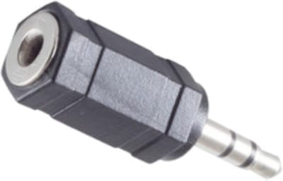 3,5mm Jack (m) stereo - 3,5mm Jack (v) mono audio adapter