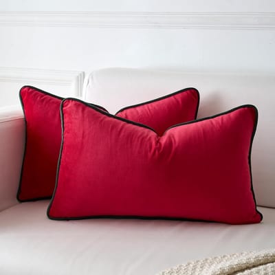 Set van 2 Donkergroene Kussenslopen van Velours voor Sofa en Slaapkamer, Modern Minimalistisch Ontwerp, Perfect voor Feestdagen en Decoratie
