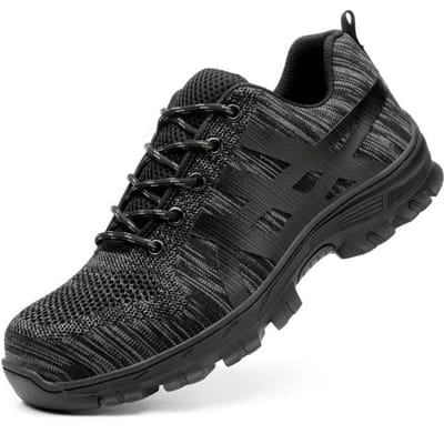 Onverwoestbare Herenschoenen Anti-lek Veiligheidsschoenen Werk Sneakers Heren Wandelschoenen Anti-kneuzing Stalen Neus Schoenen Veiligheidsschoeisel 37 black