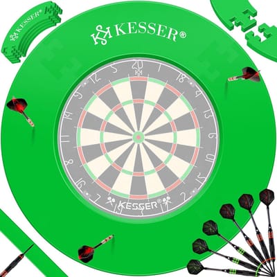 Dartbord Opvangring - Wandbescherming Surround - Pijlen Vangen - Zelfherstellend Materiaal - Ø71cm Buitenmaat - Groen