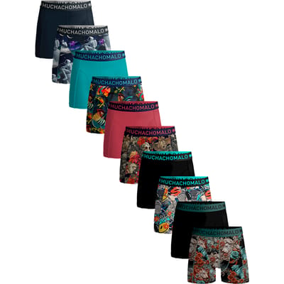 Muchachomalo Boxershort Heren – 10 Pack – 95% Katoen – Heren Ondergoed – Kleding – Stevig Ondergoed – Onderbroeken Heren
