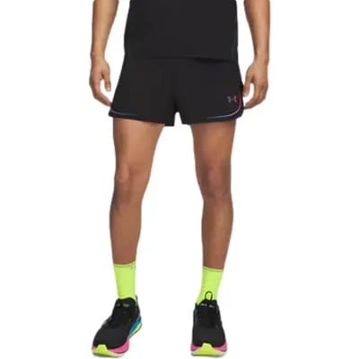 Under Armour Velociti Elite  Hardloopshorts Heren-zwart, pink